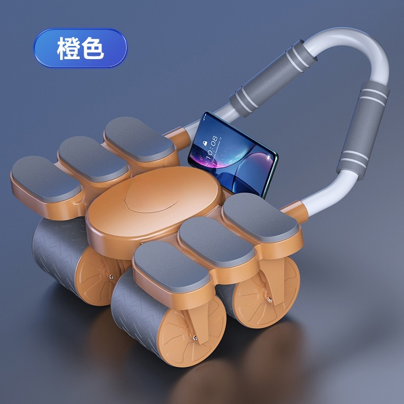자동 리바운드 기능이 있는 4륜 6개의 엘보형 복근 운 - Ab Roller Wheel With Elbow Support 리뷰 및 가격