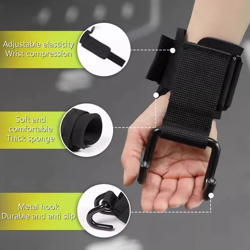 【F】2개 세트 웨이트 리프팅 후크, 손목 스트랩, 헬 - Wrist Wraps Weightlifting Support 리뷰 및 가격