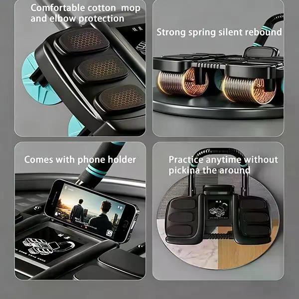 4륜 리코일 복부 롤러(팔꿈치 지지대 포함) - 컴팩트 - Ab Roller Wheel With Elbow Support 리뷰 및 가격